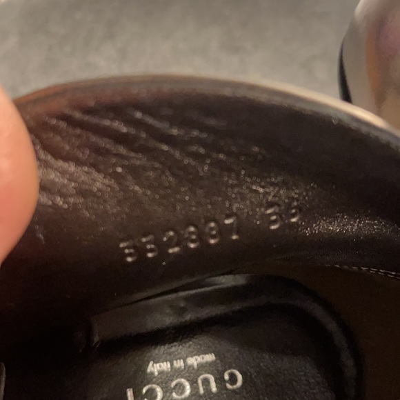 Gucci, Beautiful metallic bronze booties, 5” heels - Picture 7 of 7